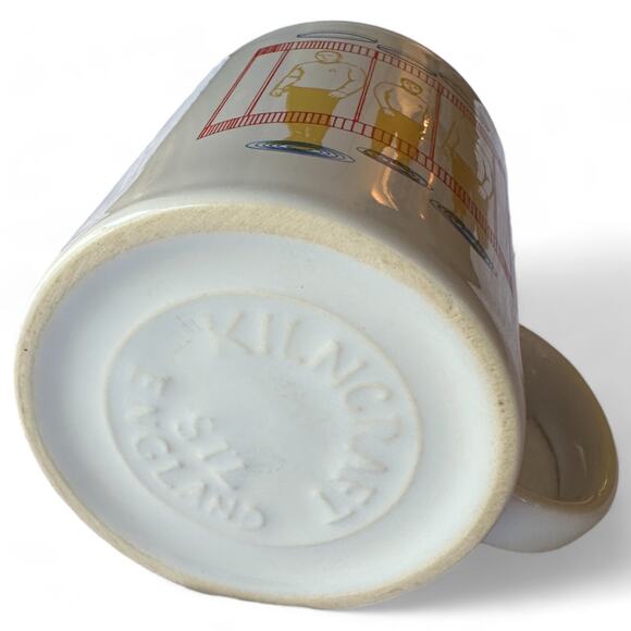 1989 Star Trek Kirk Spook McCoy in Transporter Room Coffee Tea Cup Mug Good Used - Picture 3 of 4